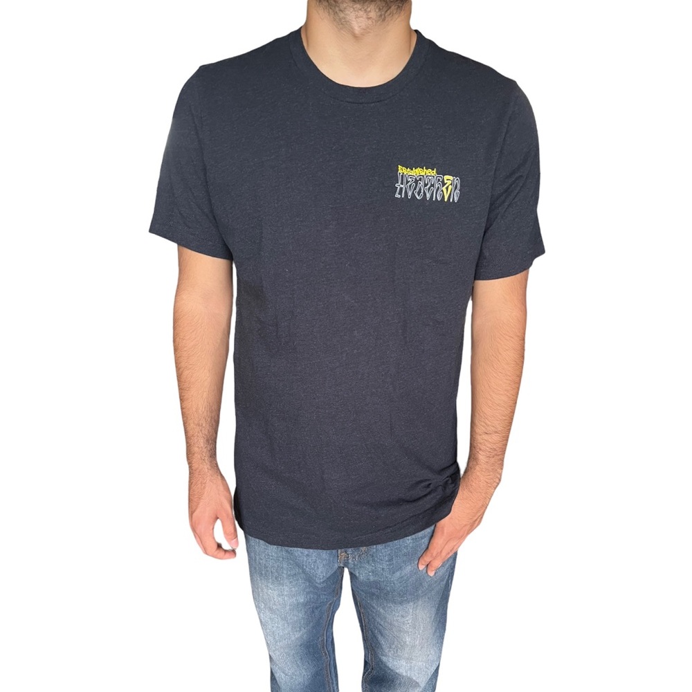 BELLA+CANVAS Adult Unisex Heather Black T-Shirt